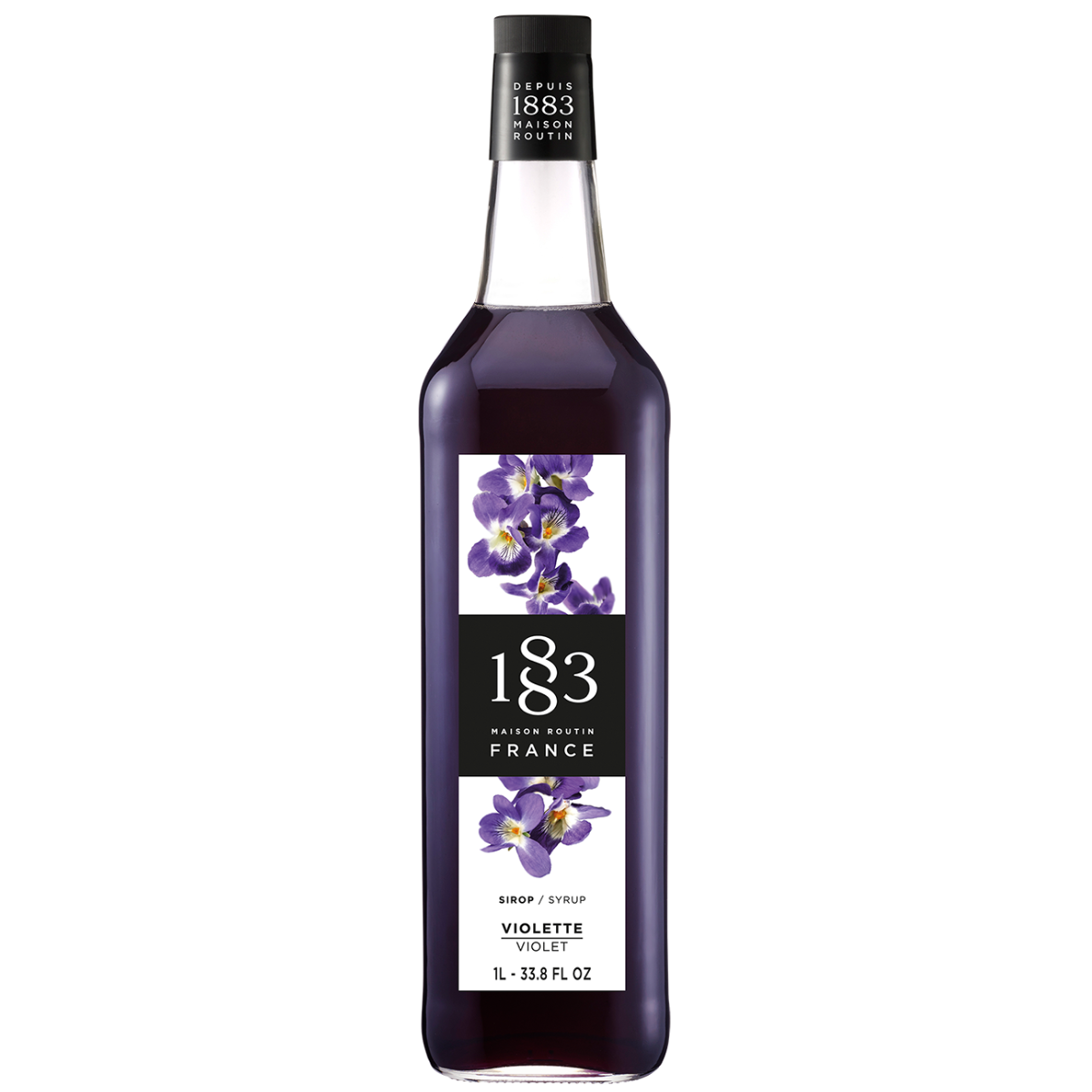 1883 Maison Routin Violet Syrup 1Lt