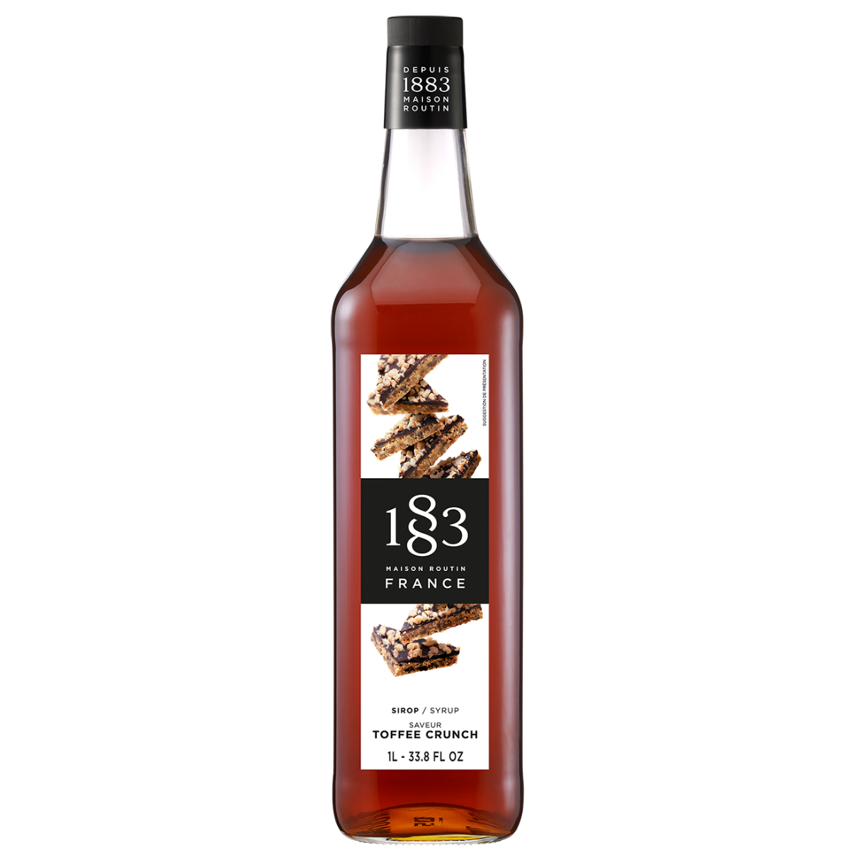 1883 Maison Routin Toffee Crunch Syrup PET 1Lt