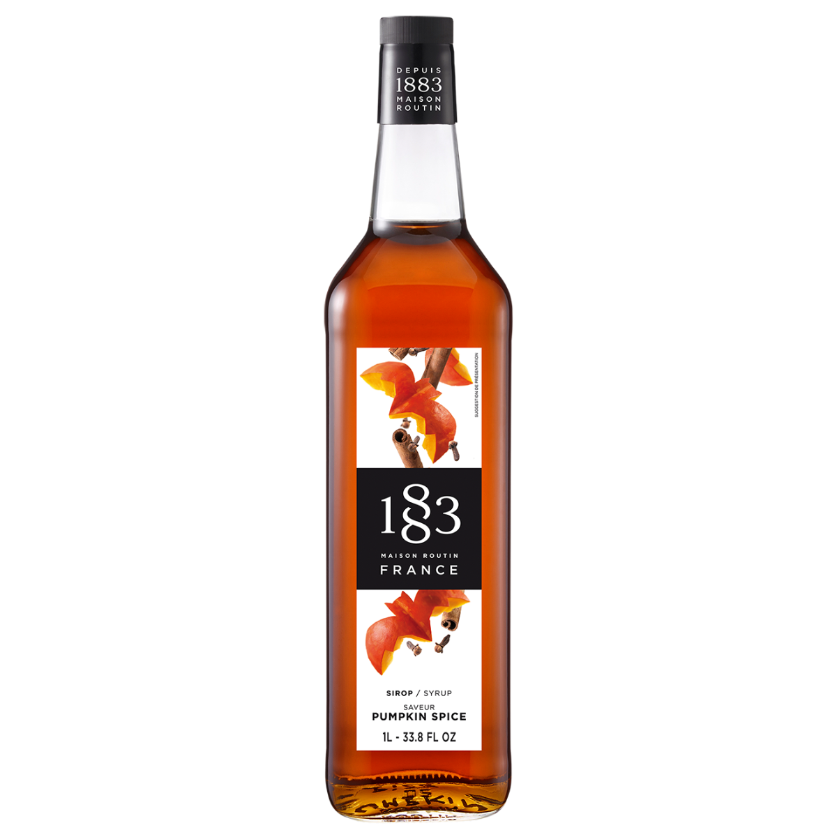 1883 Maison Routin Pumpkin Spice Syrup 1Lt