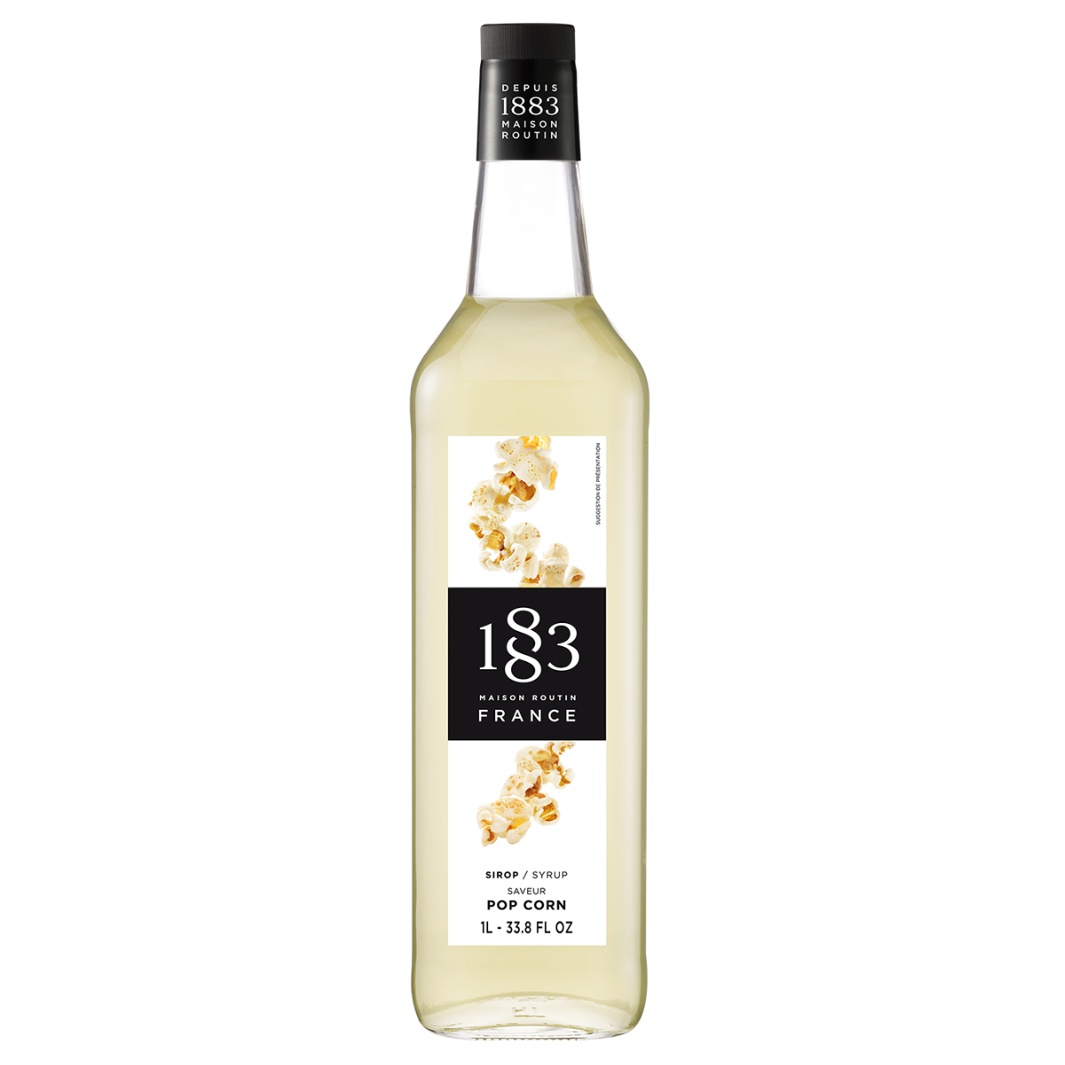 1883 Maison Routin Popcorn Syrup 1Lt