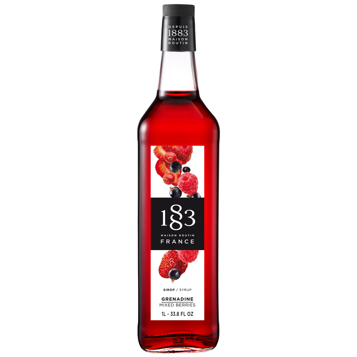 1883 Maison Routin Mixed Berries Syrup PET 1Lt