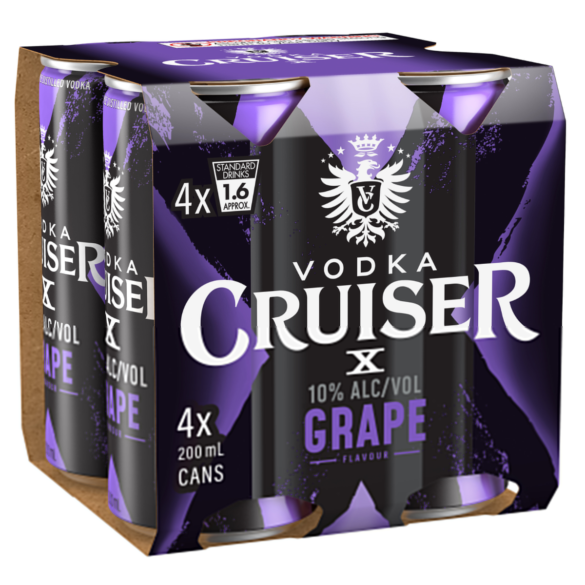 Vodka Cruiser Grape 10% 200ml