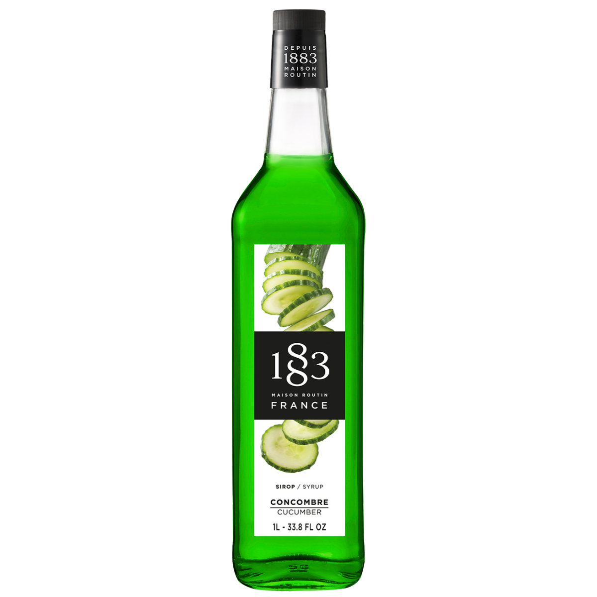 1883 Maison Routin Cucumber Syrup 1Lt