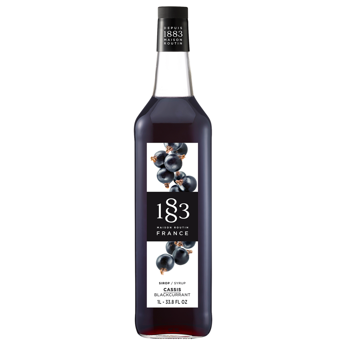 1883 Maison Routin Blackcurrant Syrup 1Lt