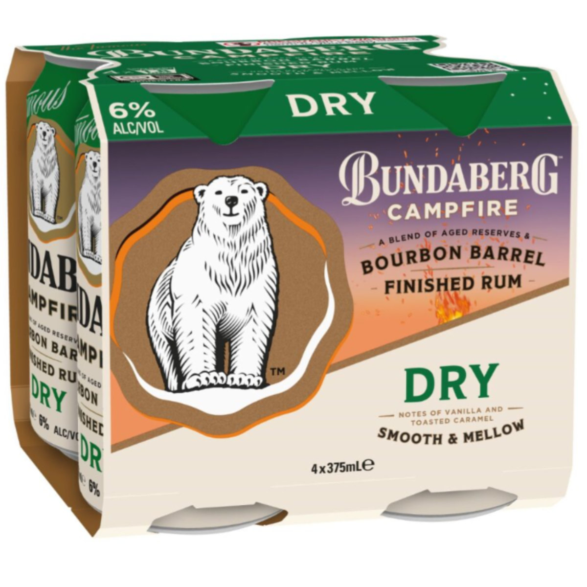 Bundaberg Campfire & Dry 6% 375ml