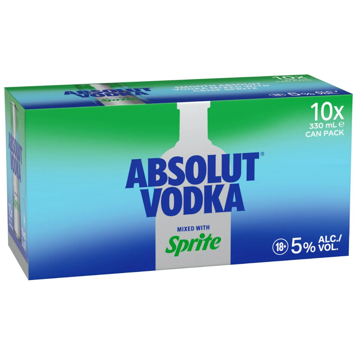 Absolut Vodka & Sprite 330ml