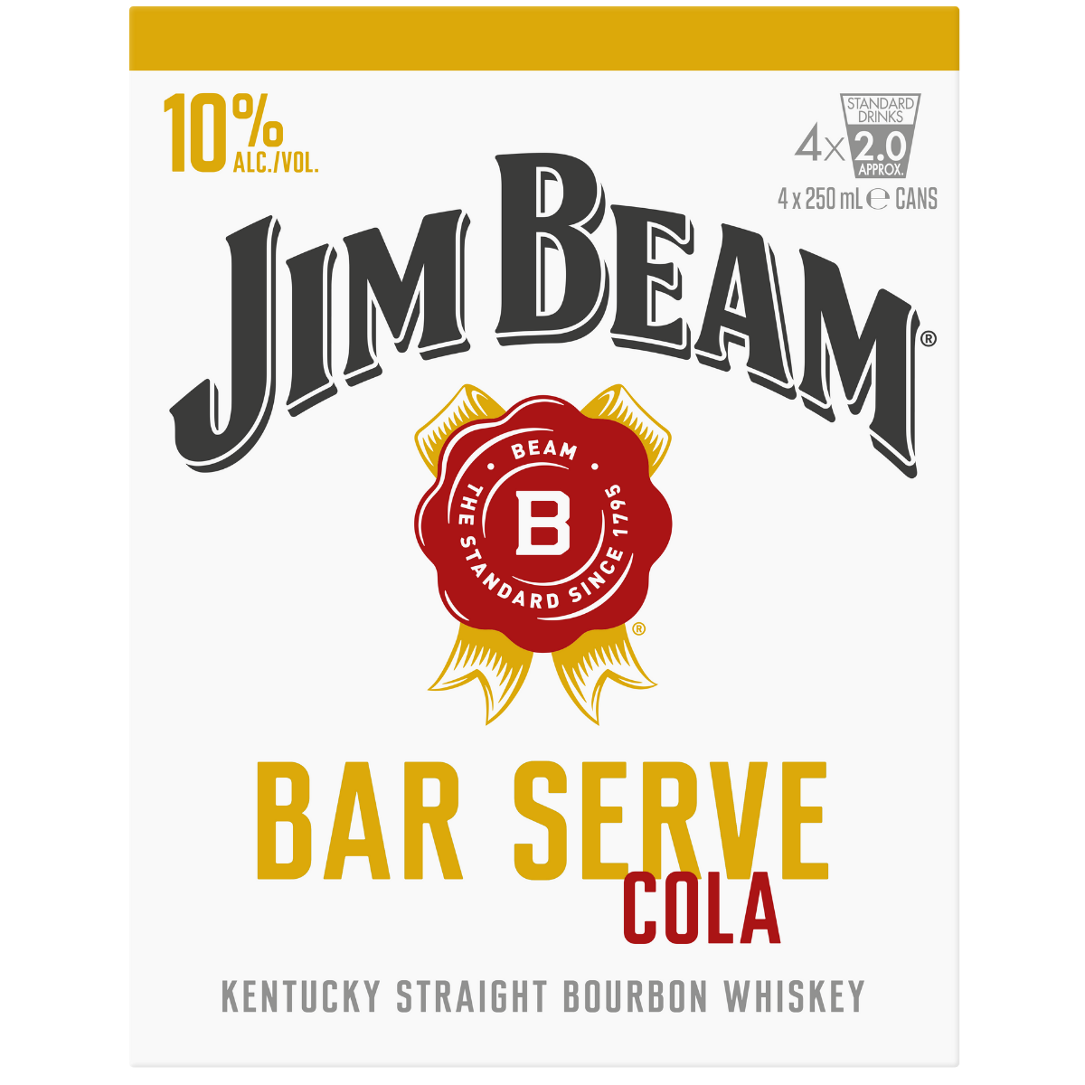 Jim Beam White Bar Serve 250ml