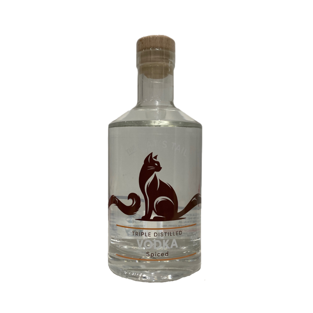 Two Cats Distillery The Cat's Tail Spiced Vodka 500ml
