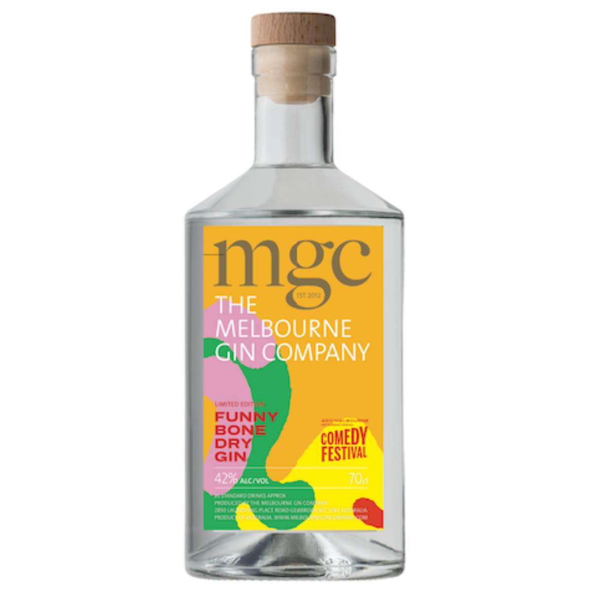 MGC Melbourne Gin Co MGC Comedy Fest 40th Anniversary Gin 700ml
