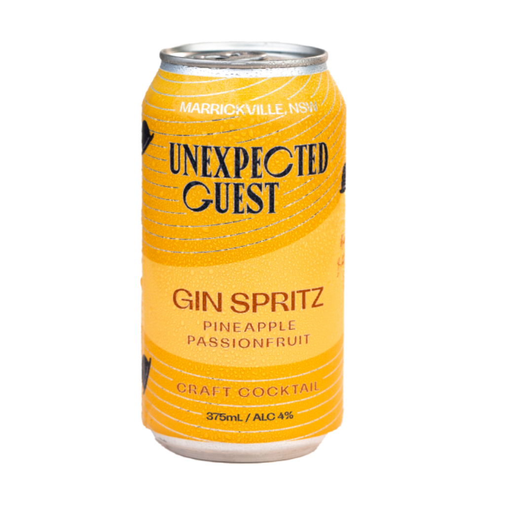 Unexpected Guest Gin Spritz With Pineapple And Passionfruit 375ml