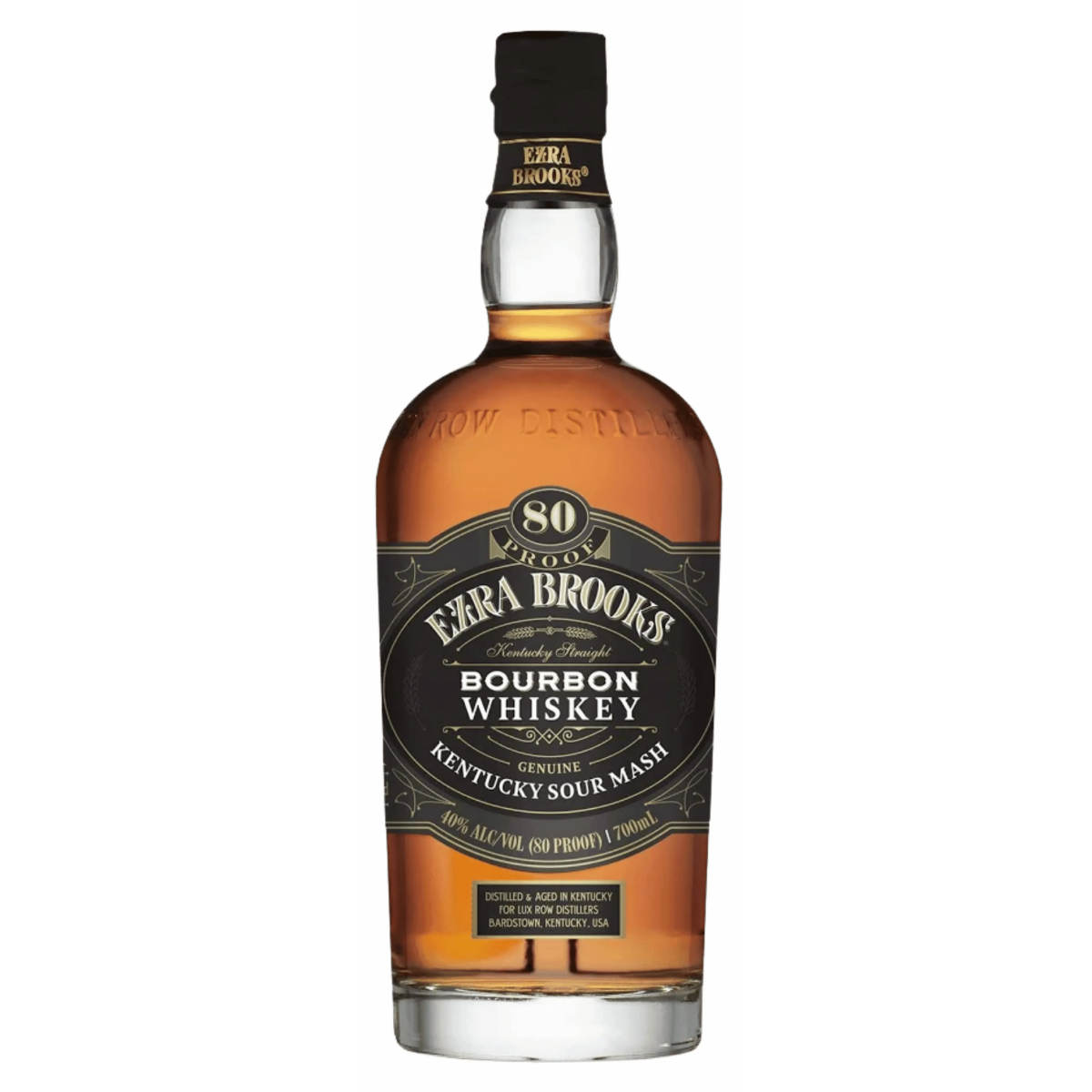 Ezra Brooks Black 80 Proof 700ml