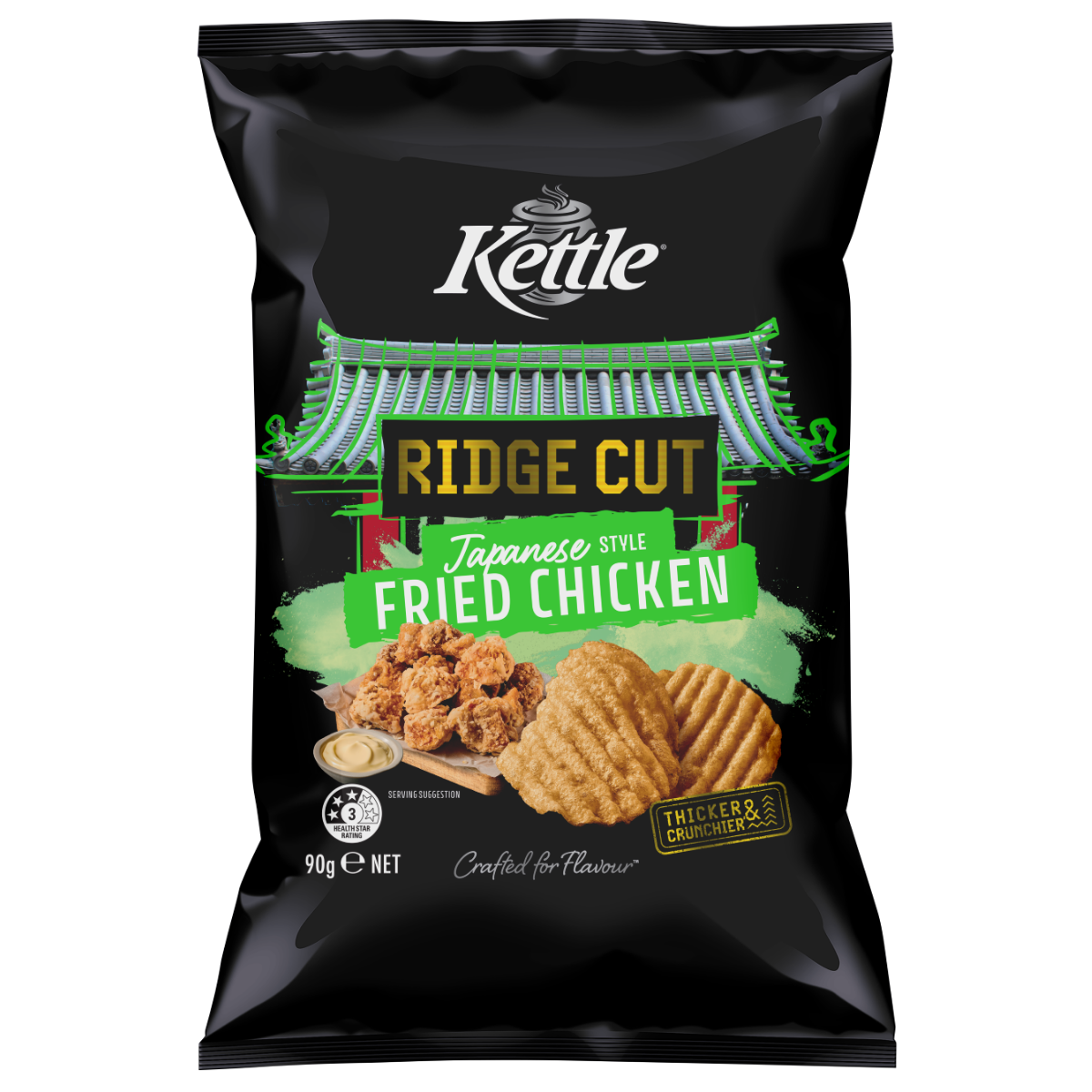 Kettle Ridge Cut Fried Chicken 90gm