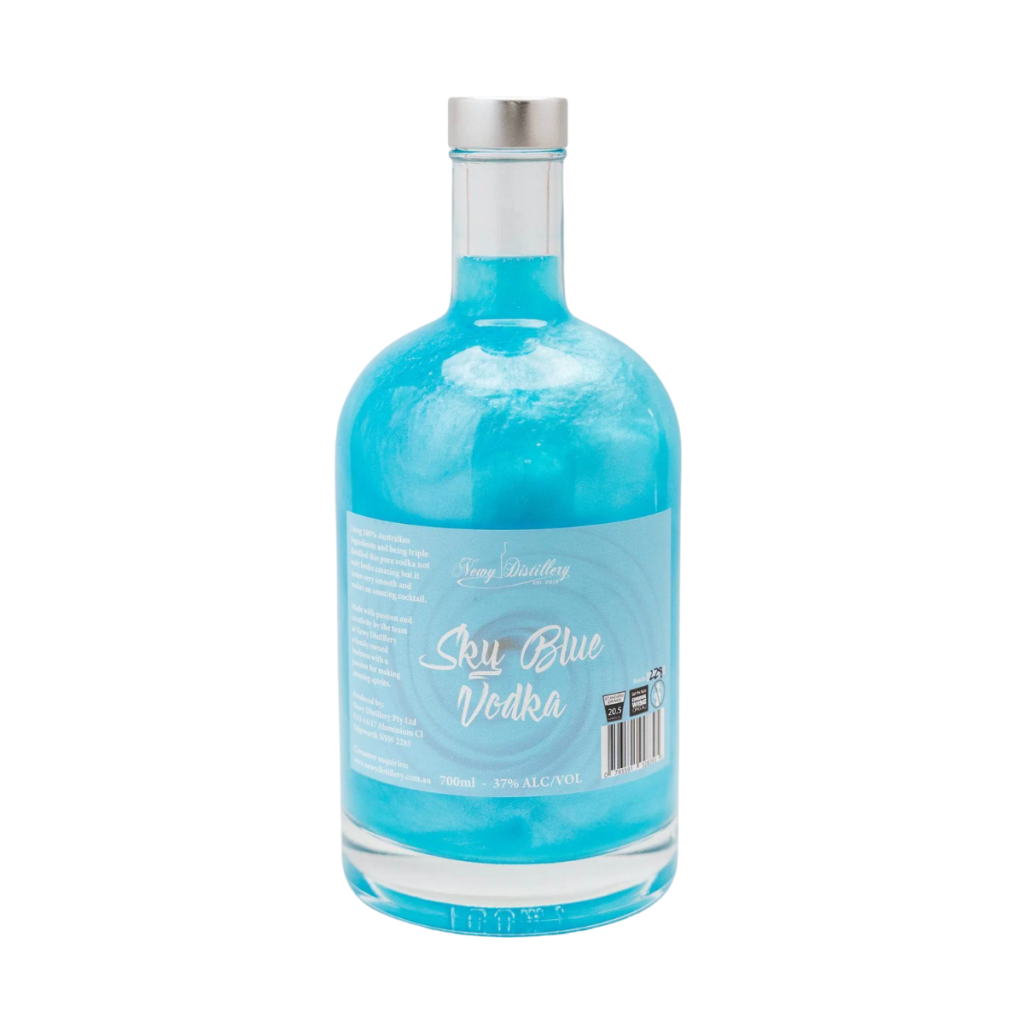 Newy Distillery Sky Blue Shimmer Vodka 700ml
