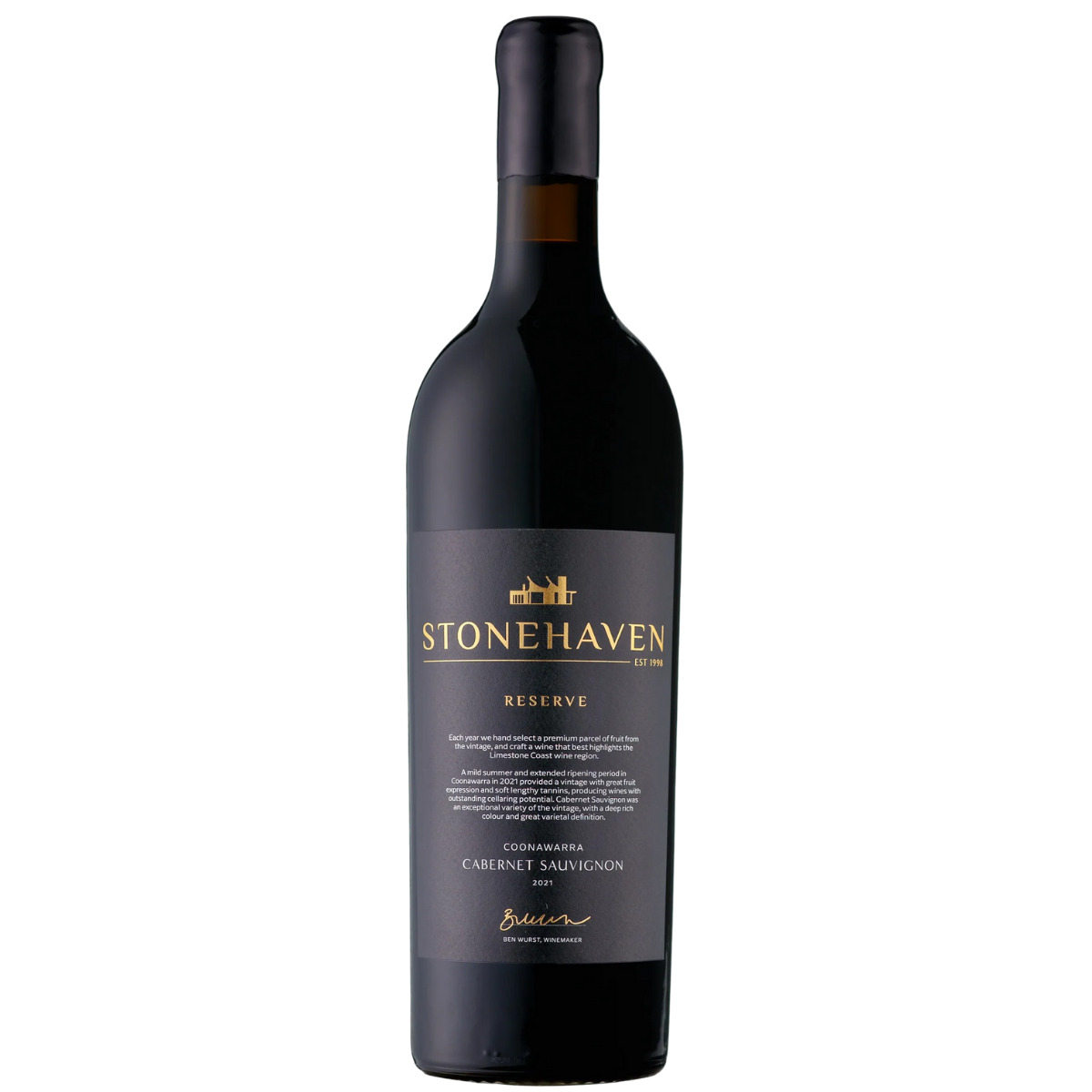 Stonehaven Reserve Coonawarra Cabernet Sauvignon 2021 750ml