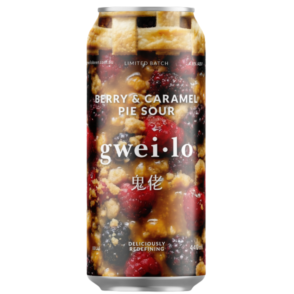 Gweilo Berry Caramel Pie Sour 440ml