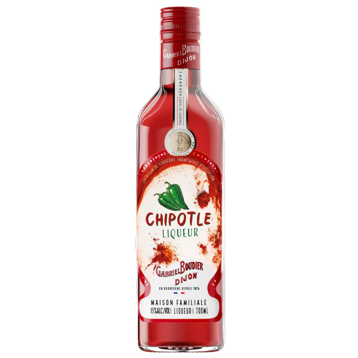Gabriel Boudier Chilli Liqueur Chipotle Piment 700ml