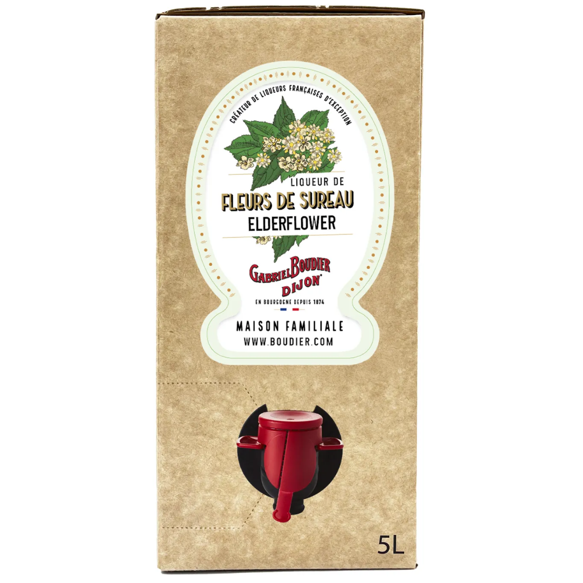 Gabriel Boudier Elderflower Liqueur Fleur de sureau 5Lt