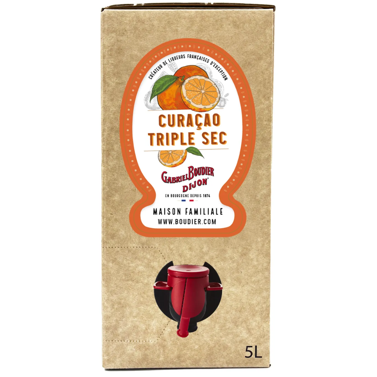 Gabriel Boudier Triple Sec White Curacao Liqueur 5Lt