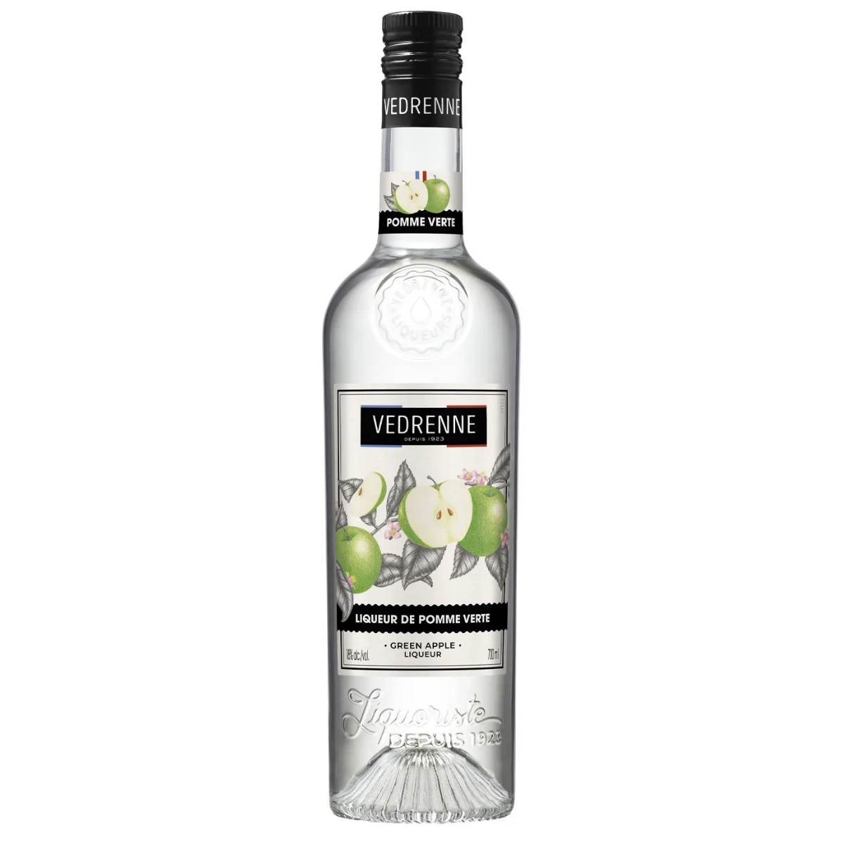 Vedrenne Green Apple Liqueur Pomme Verte 700ml