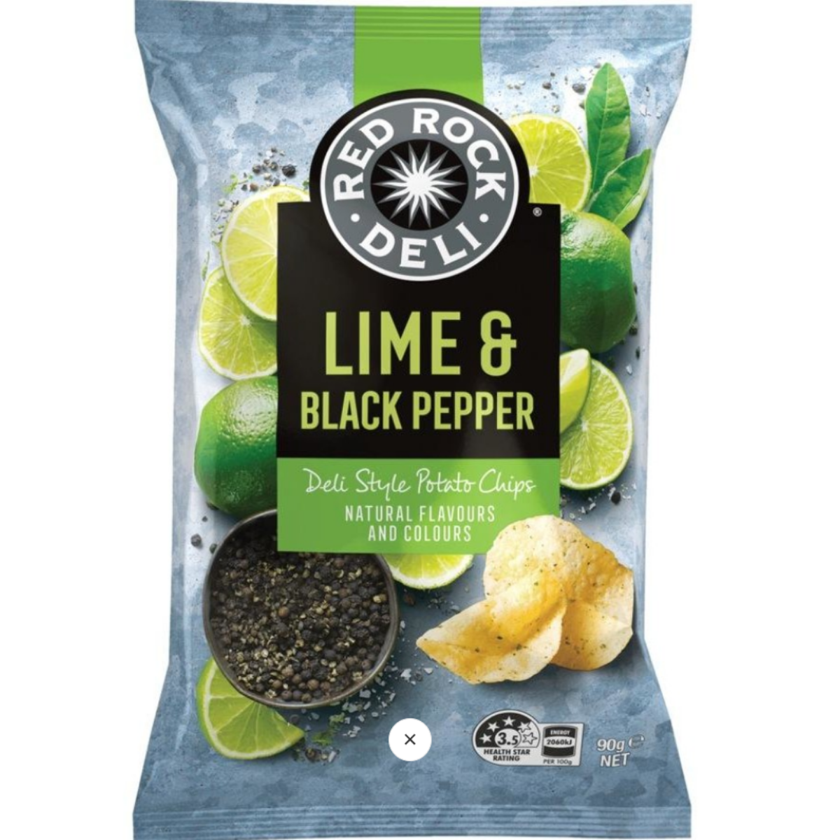 Red Rock Red Rock Deli Lime & Black Pepper 90gm