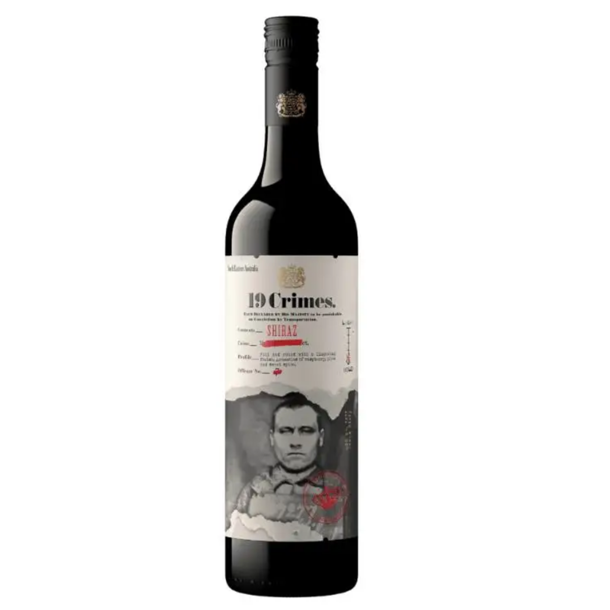 19 Crimes Max Shiraz 750ml