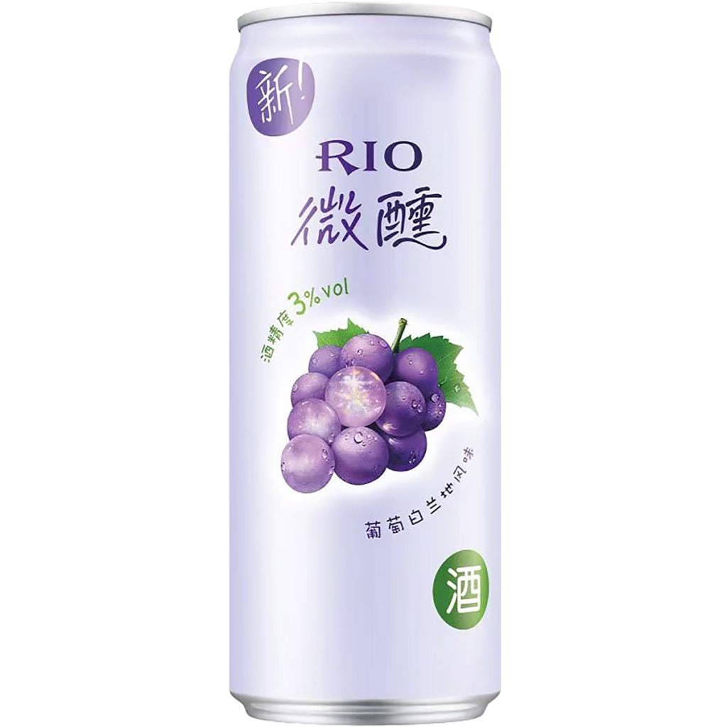 Rio Light Grape Brandy Flavoured Cocktail(Alc.3%Vol 24