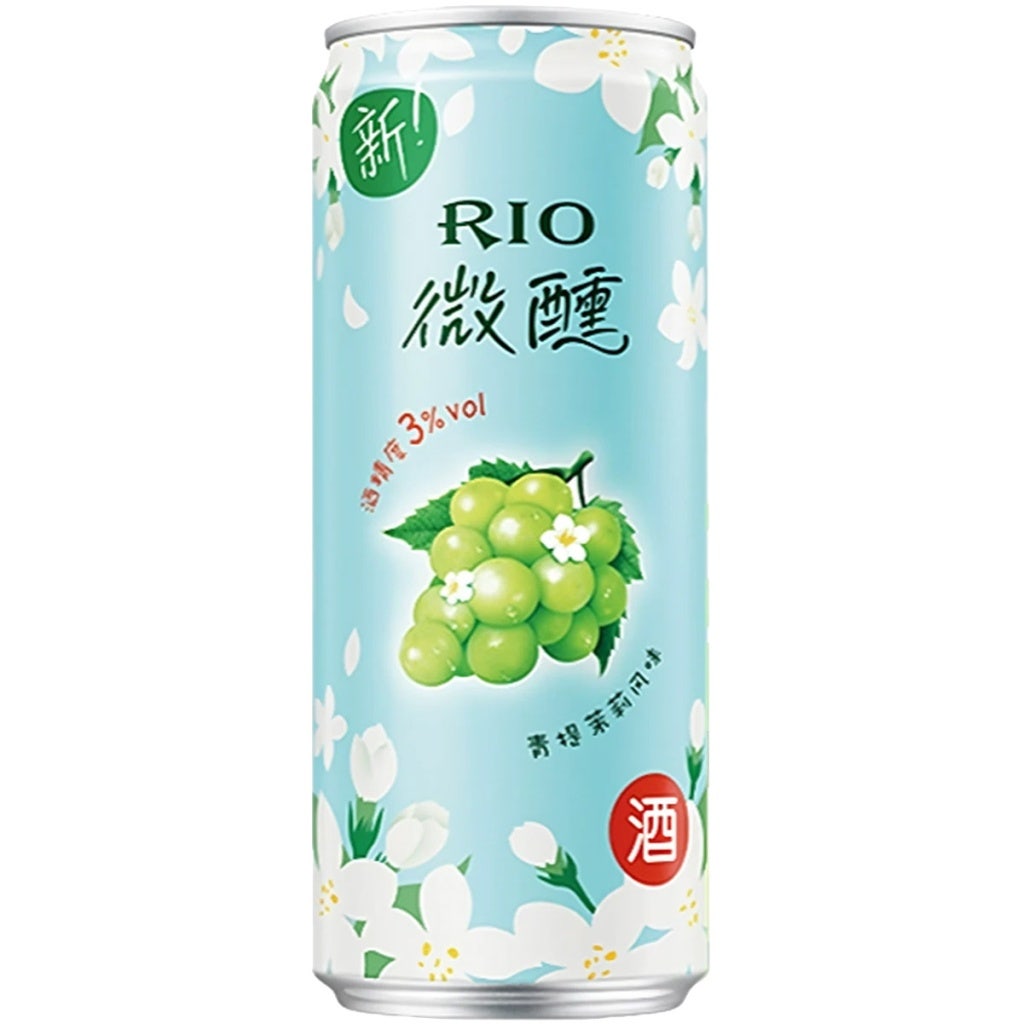 Rio Light Green Grape & Jasmine Flavoured Cocktail(Alc