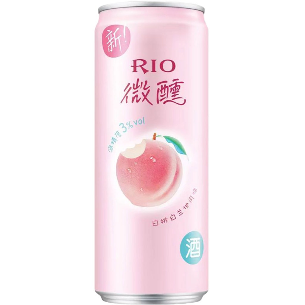 Rio Light Peach Brandy Flavoured Cocktail(Alc.3%Vol 24