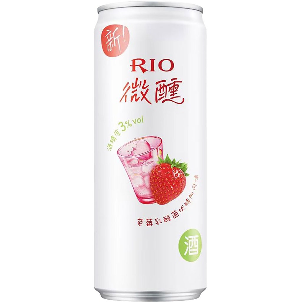 Rio Light Strawberry Lactobacillus & Vodka Flavoured C