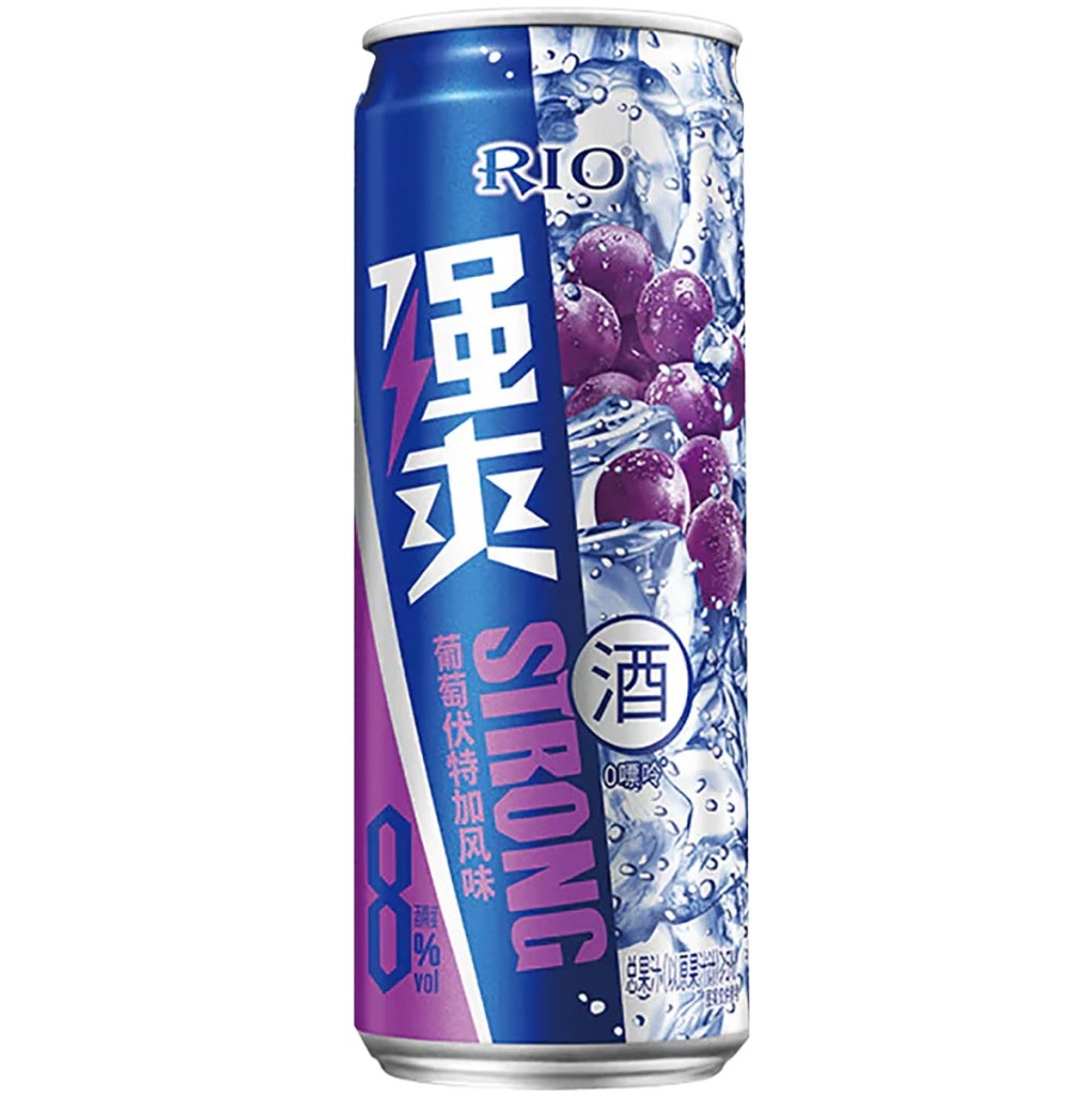 Rio Strong Grape & Vodka Flavoured Cocktail(Alc.8%Vol