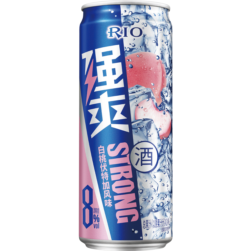 Rio Strong Peach & Vodka Flavoured Cocktail(Alc.8%Vol