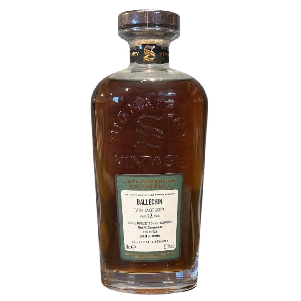 Ballechin 12 Years Old 2012 1st Fill Oloroso Butt Cask Stren