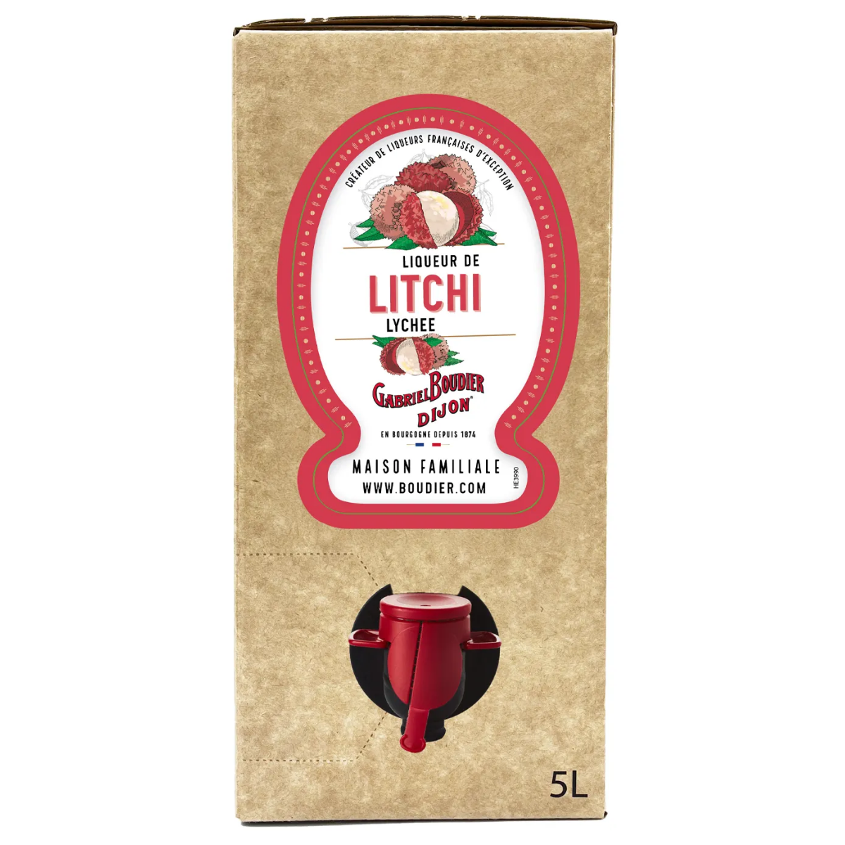 Gabriel Boudier Lychee Liqueur Litchi 5Lt