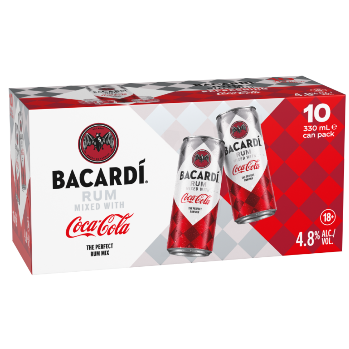 Bacardi & Coca Cola & Coca Cola 330ml
