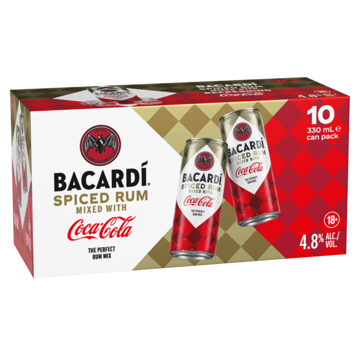 Bacardi & Coca Cola Spiced 330ml