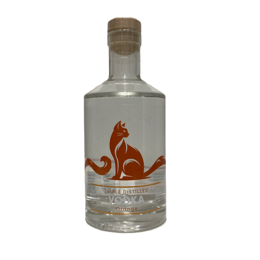 Two Cats Distillery The Cat's Tail Orange Infused Vodka 500ml