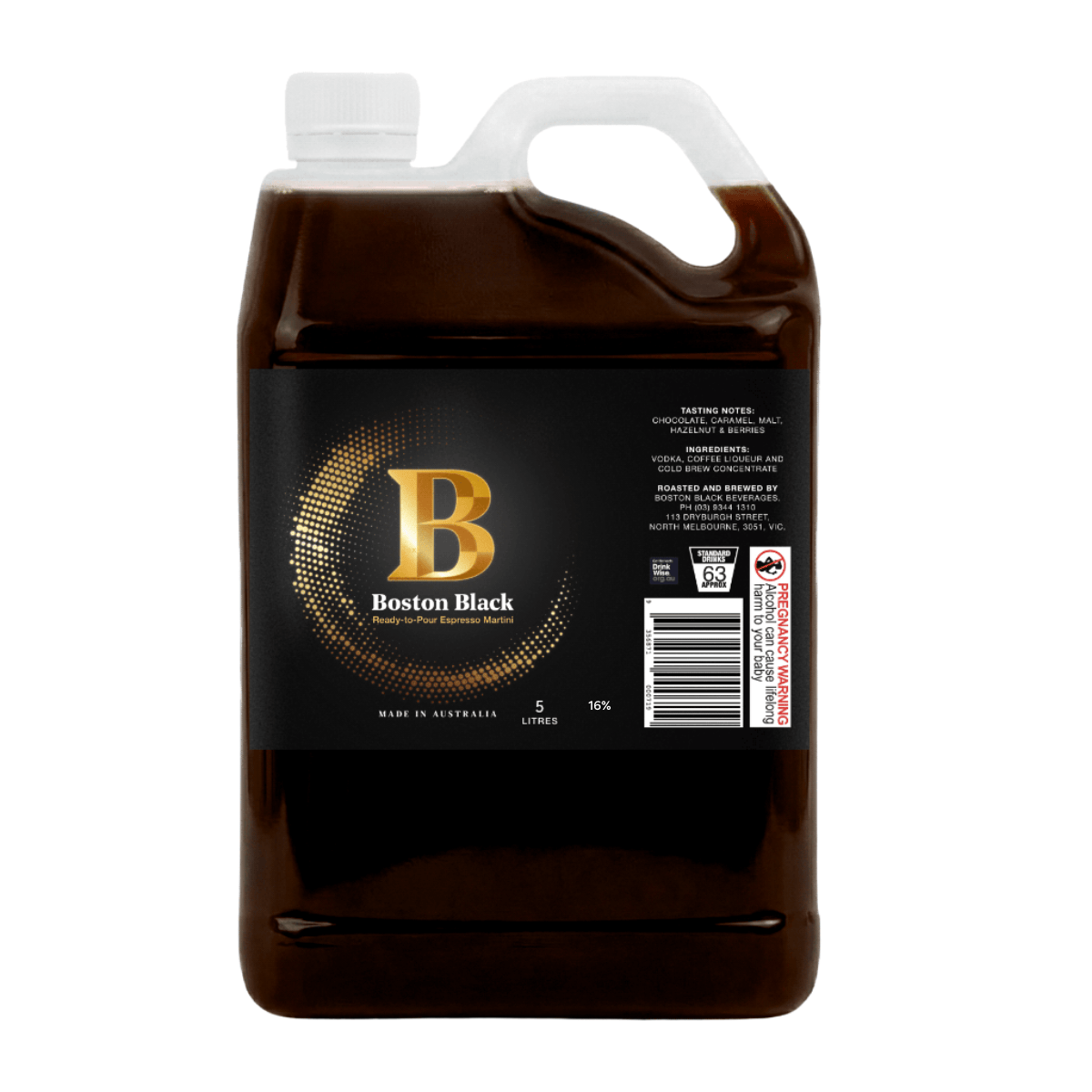 Boston Black Boston black coffee Espresso Martini 5Lt