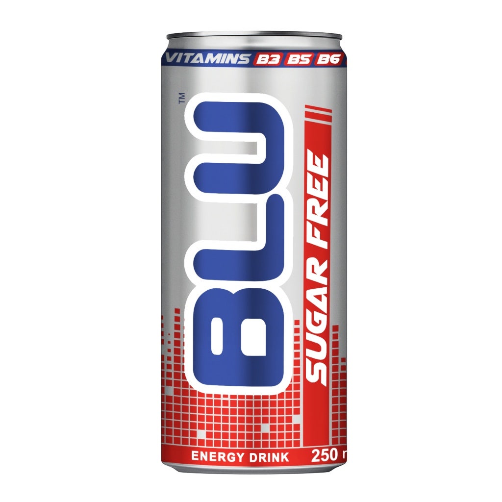Blu Energy Drink Sugar Free 250ml (24 Pack)