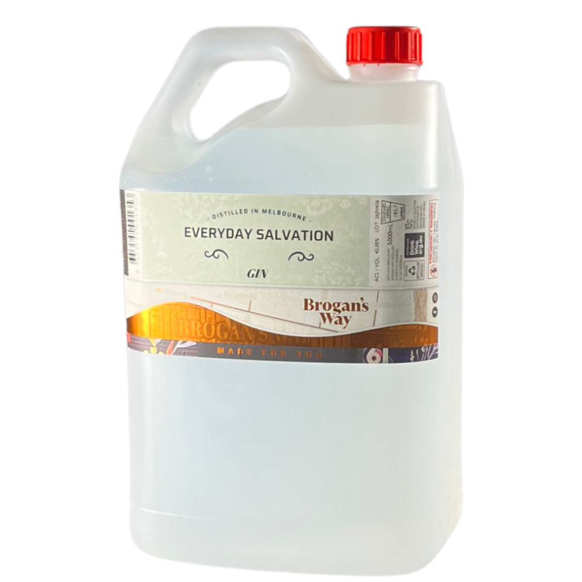Brogan's Way Everyday Salvation Gin 5Lt