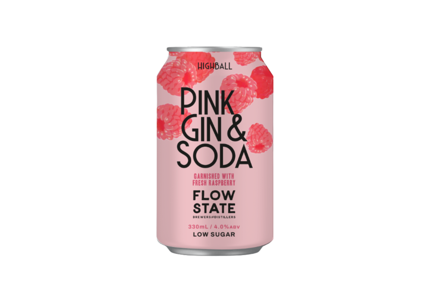 Flowstate Pink Gin & Soda 330ml