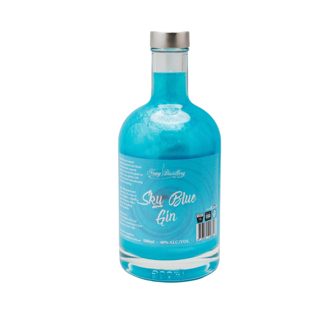 Newy Distillery Sky Blue Shimmer Gin 500ml