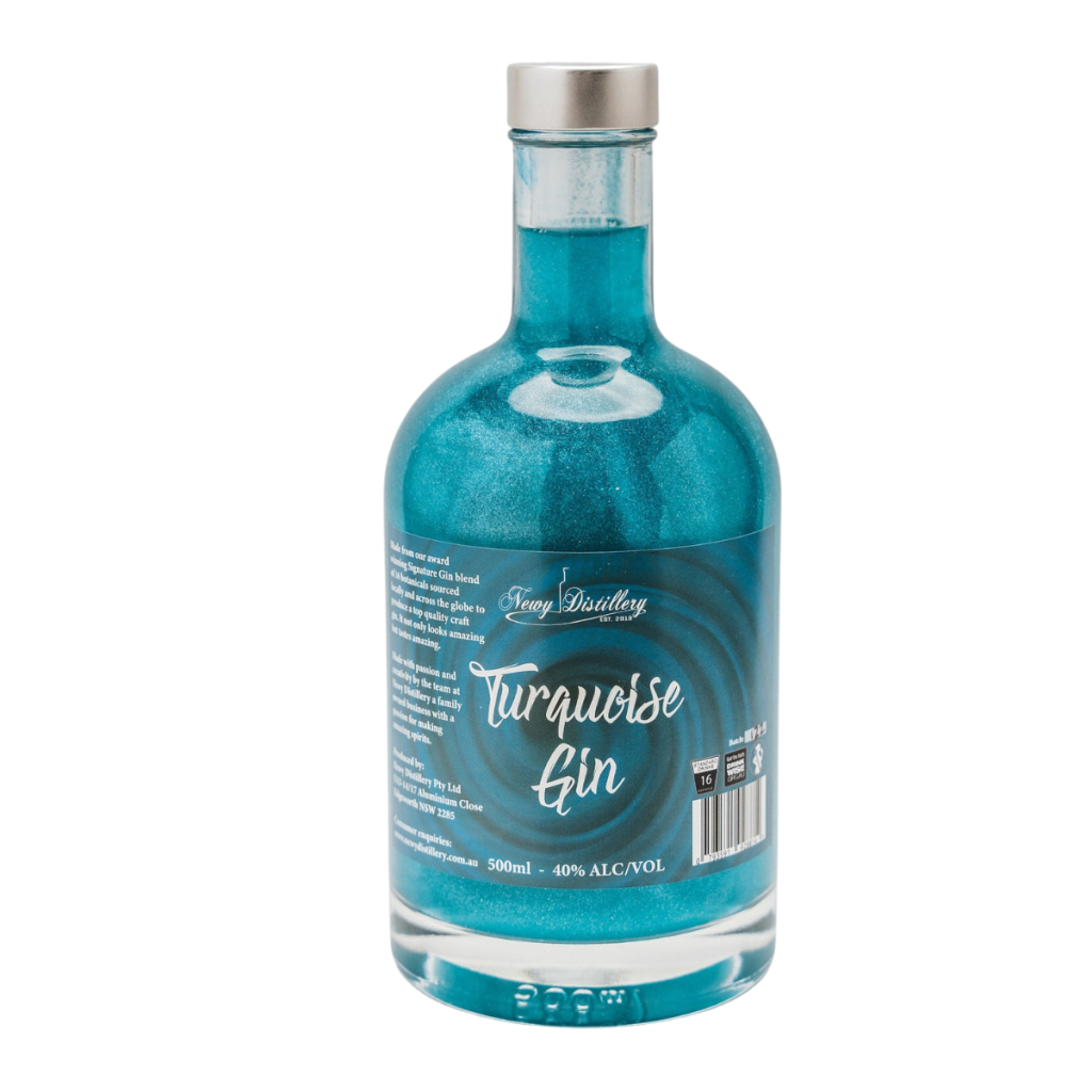 Newy Distillery Turquoise Shimmer Gin 500ml