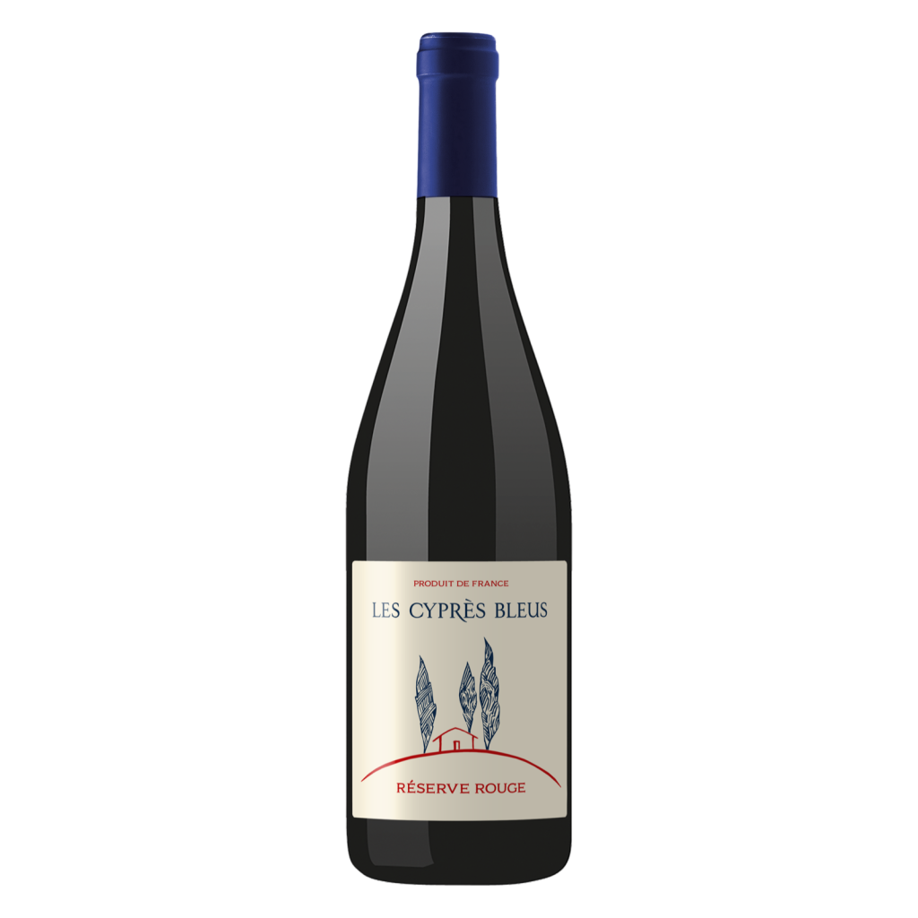 Jeff Carrel Les Cyprès Bleus Réserve Rouge Vdf 750ml