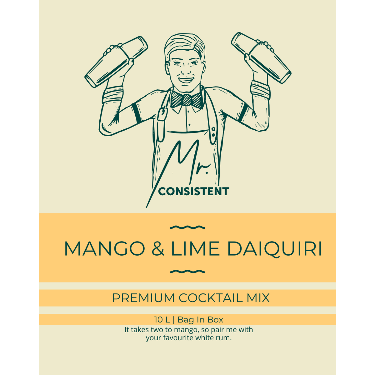 Mr Consistent Mango & Lime Daiquiri Bib 10Lt