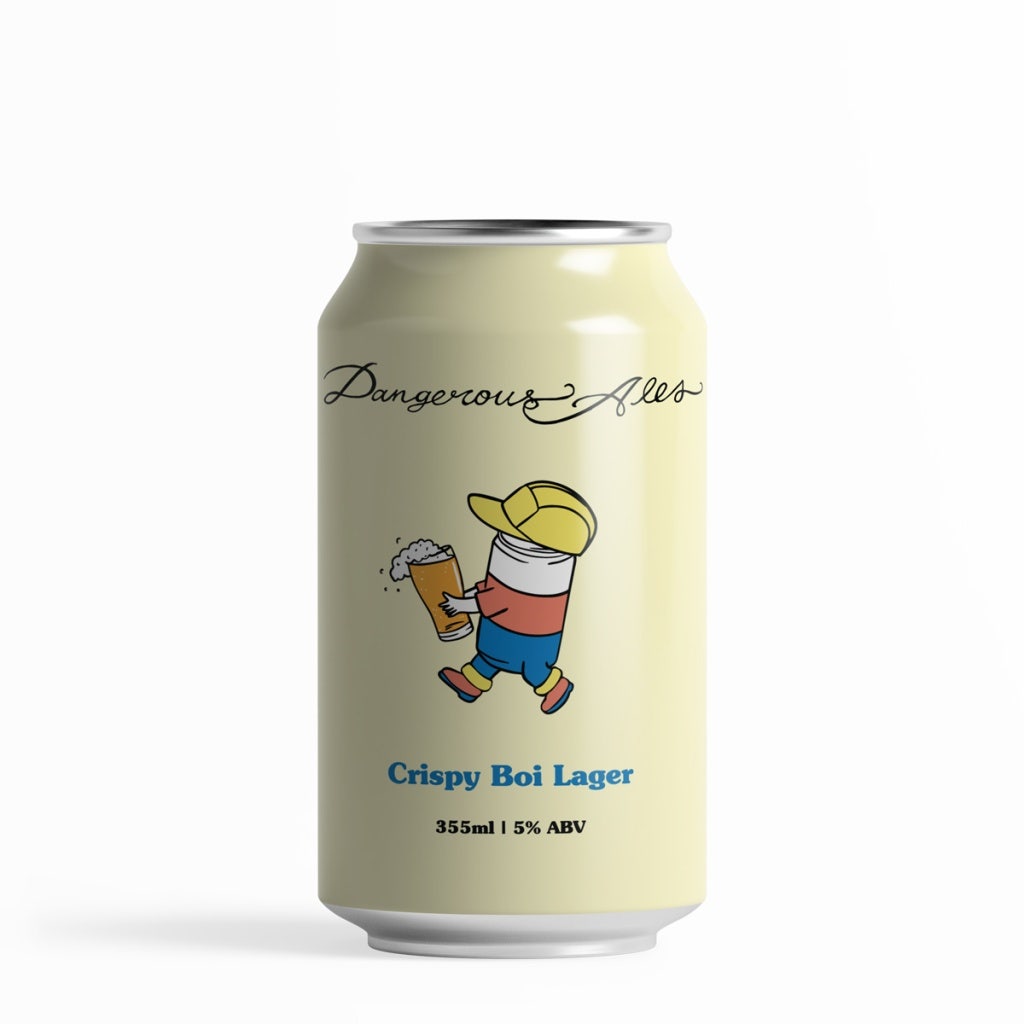 Dangerous Ales Crispy Boi Lager 355ml