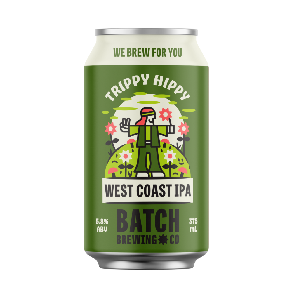 Batch Brewing Trippy Hippy West Coast Ipa 375ml