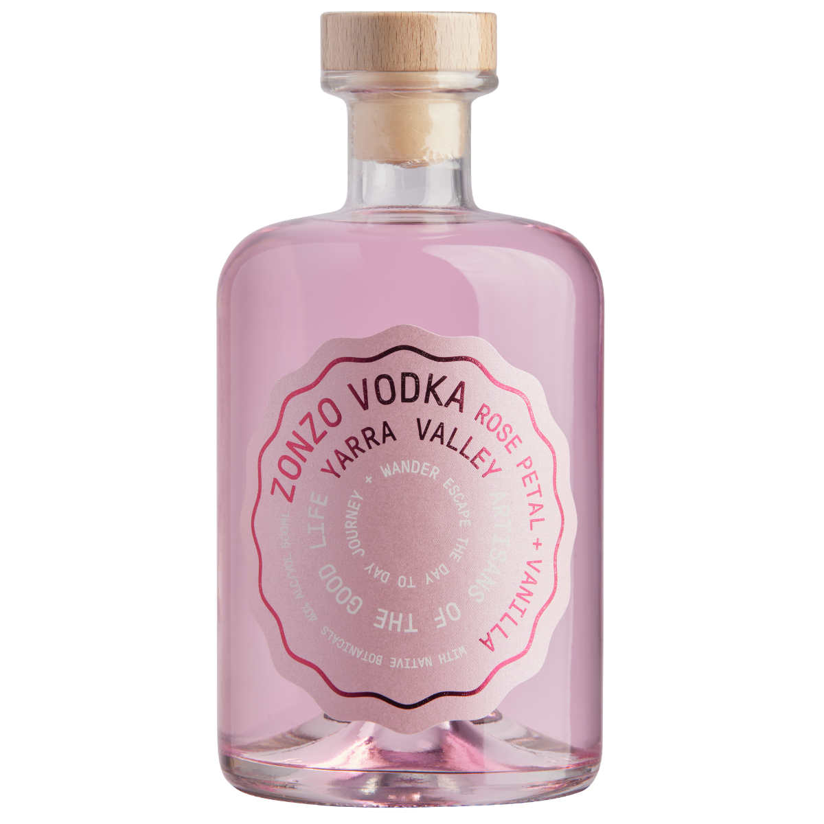 Zonzo Estate Rose Petal and Vanilla Vodka 500ml