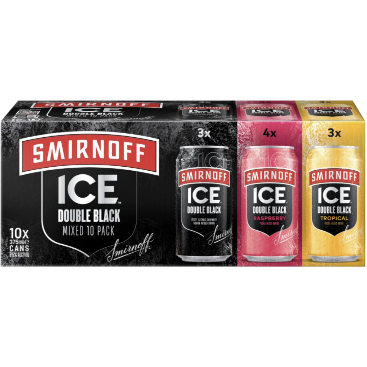 Smirnoff Ice Double Black Mixed 375ml