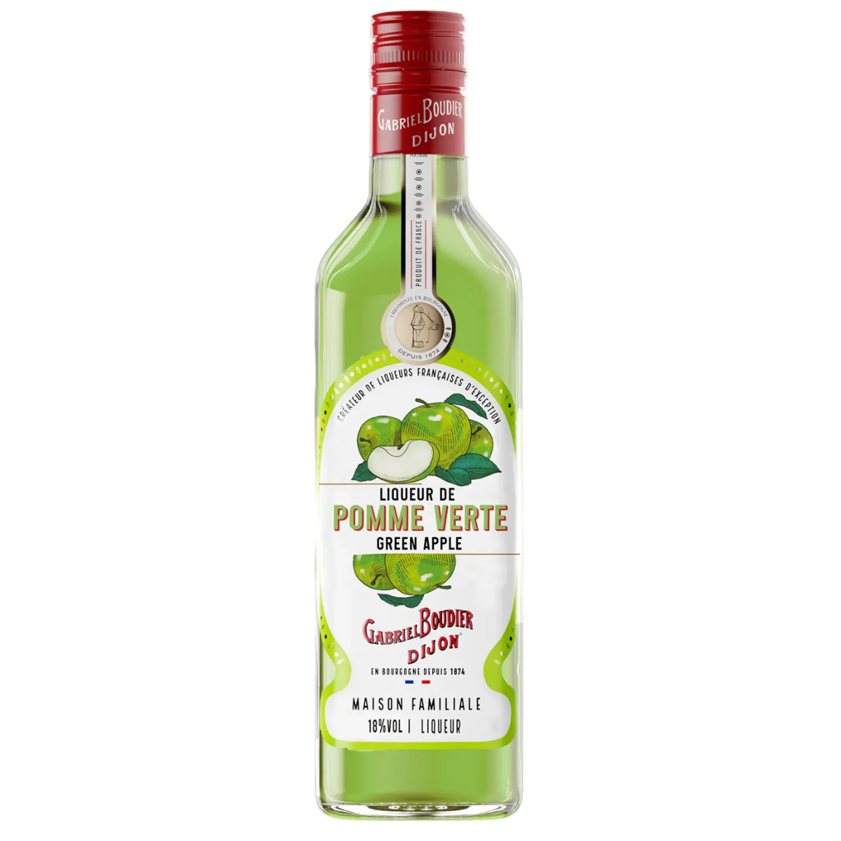 Gabriel Boudier Green Apple Liqueur Pomme Verte 700ml