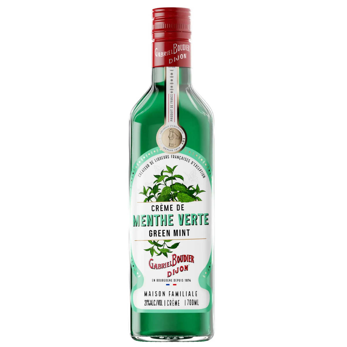 Gabriel Boudier Green Mint Liqueur Menthe Verte 700ml